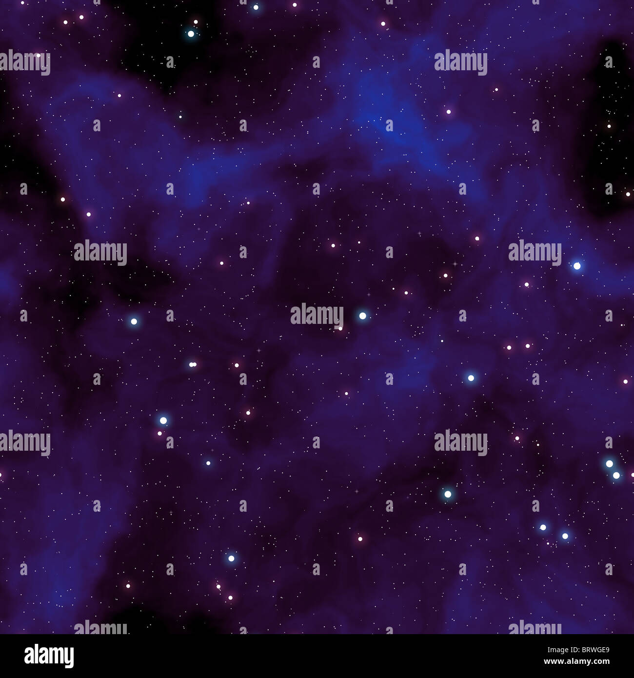starry sky night with purple light clouds and many stars Stock Photo ...