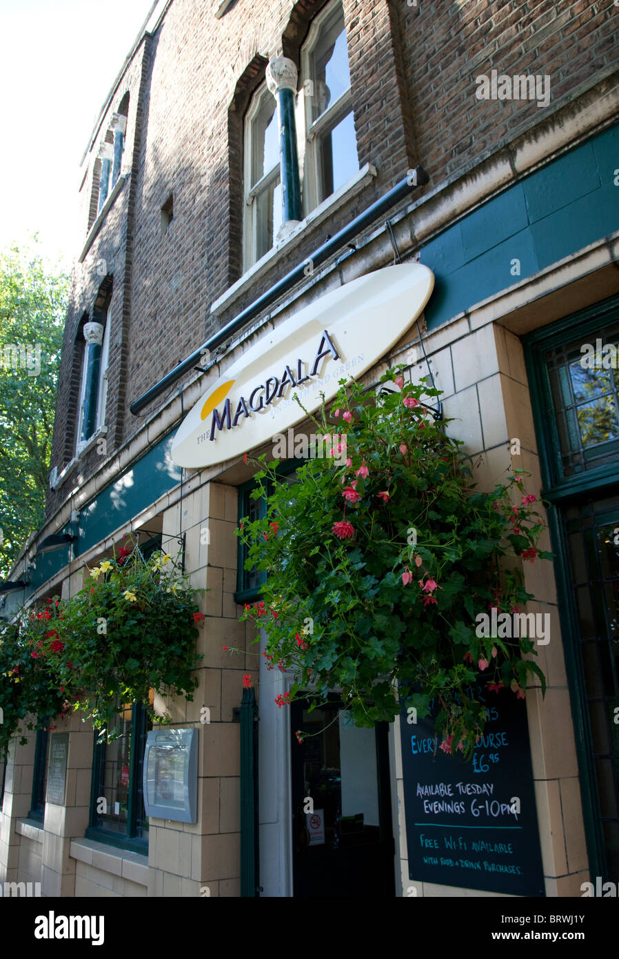 Magdala Pub In Hampstead London Where Ruth Eliis Last Woman Hanged Shot Her Lover Stock 