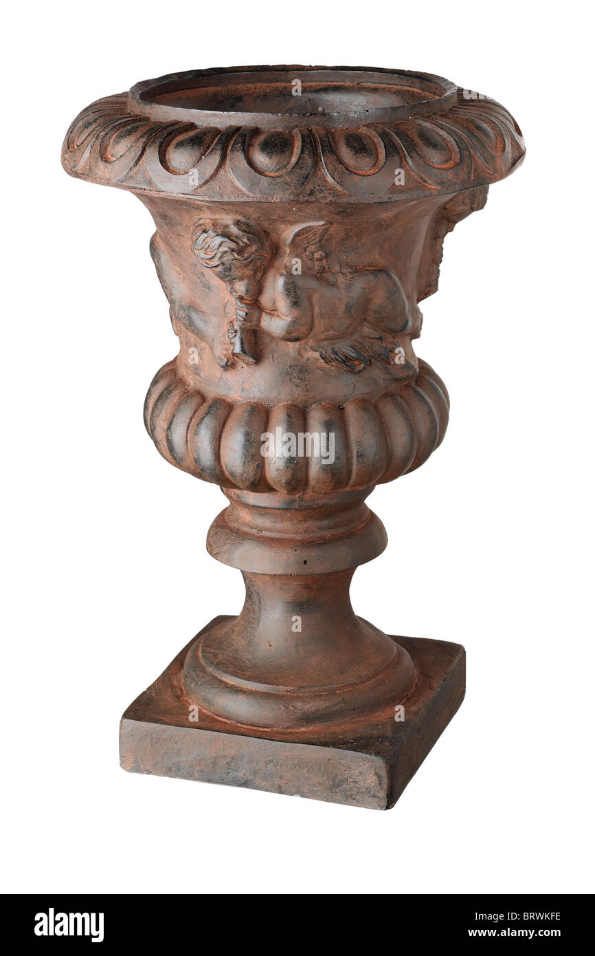 Garden urn Stock Photo