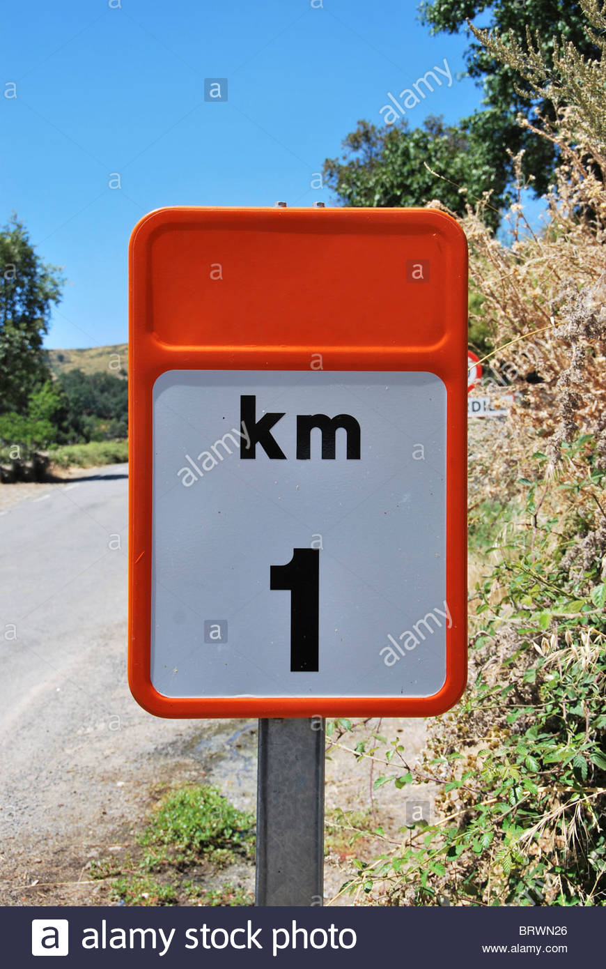 Distance And Kilometer Stock Photos & Distance And Kilometer Stock