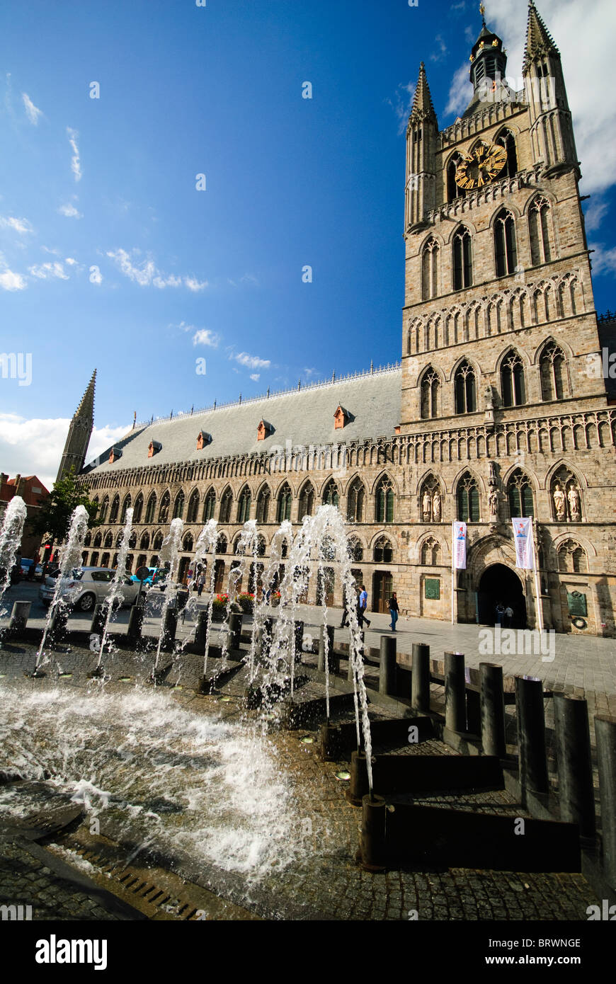 The Cloth Hall, Ypres, Belgium Stock Photo