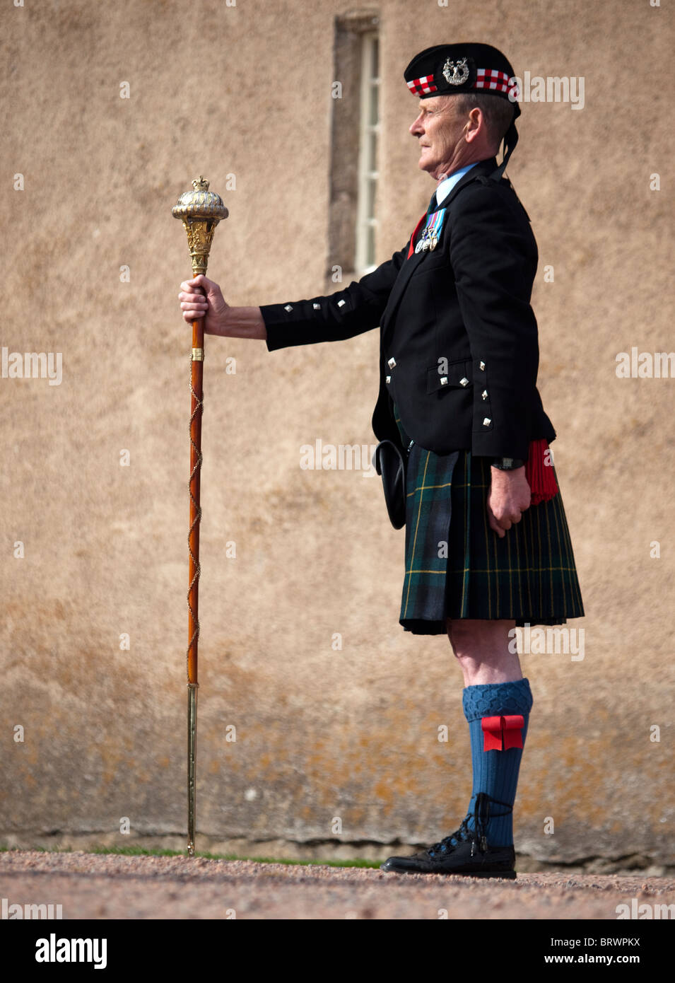Drum Major, Scotland Stock Photo Alamy