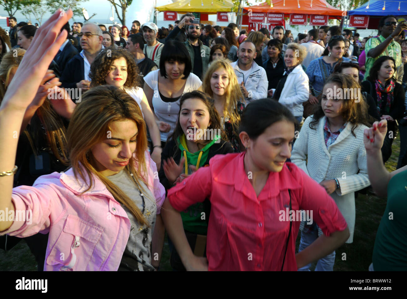TURKEY Gypsy Music Festival celebrating start of summer. Istanbul
