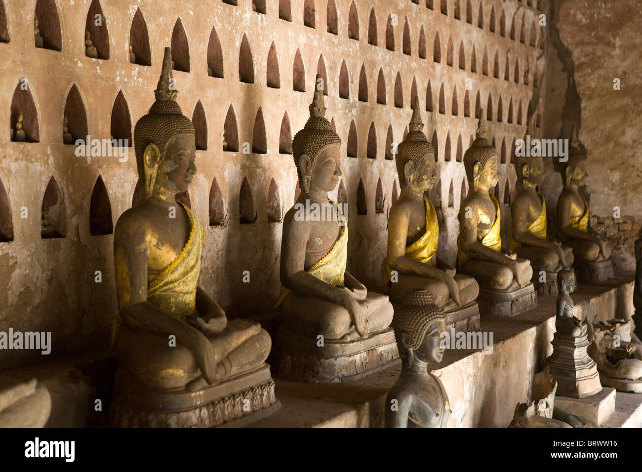 Wat Si Saket Vientiane Laos Stock Photo