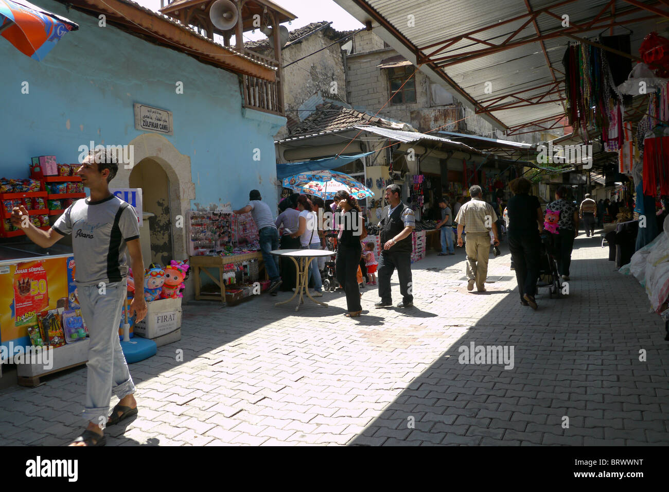 TURKEY Street scene in the old historic quarter. Antakya (formerly Antioch) in Hatay Province. photo by Sean Sprague Stock Photo