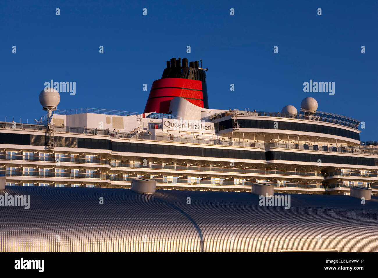 Cunard's latest passenger cruise line Queen Elizabeth at the Cruise ...