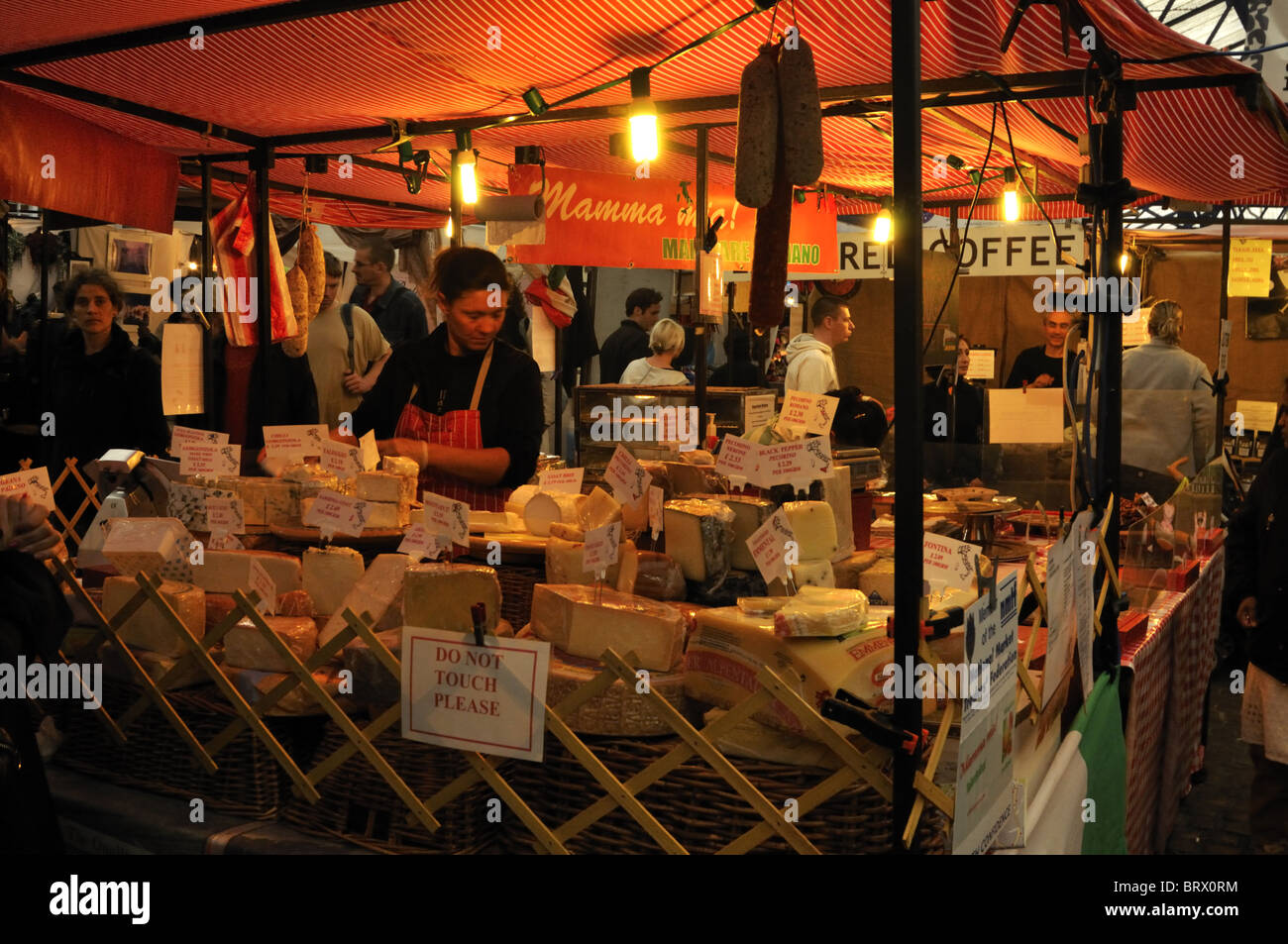 Cheese stall at Greenwich market, London, UK Stock Photo Alamy