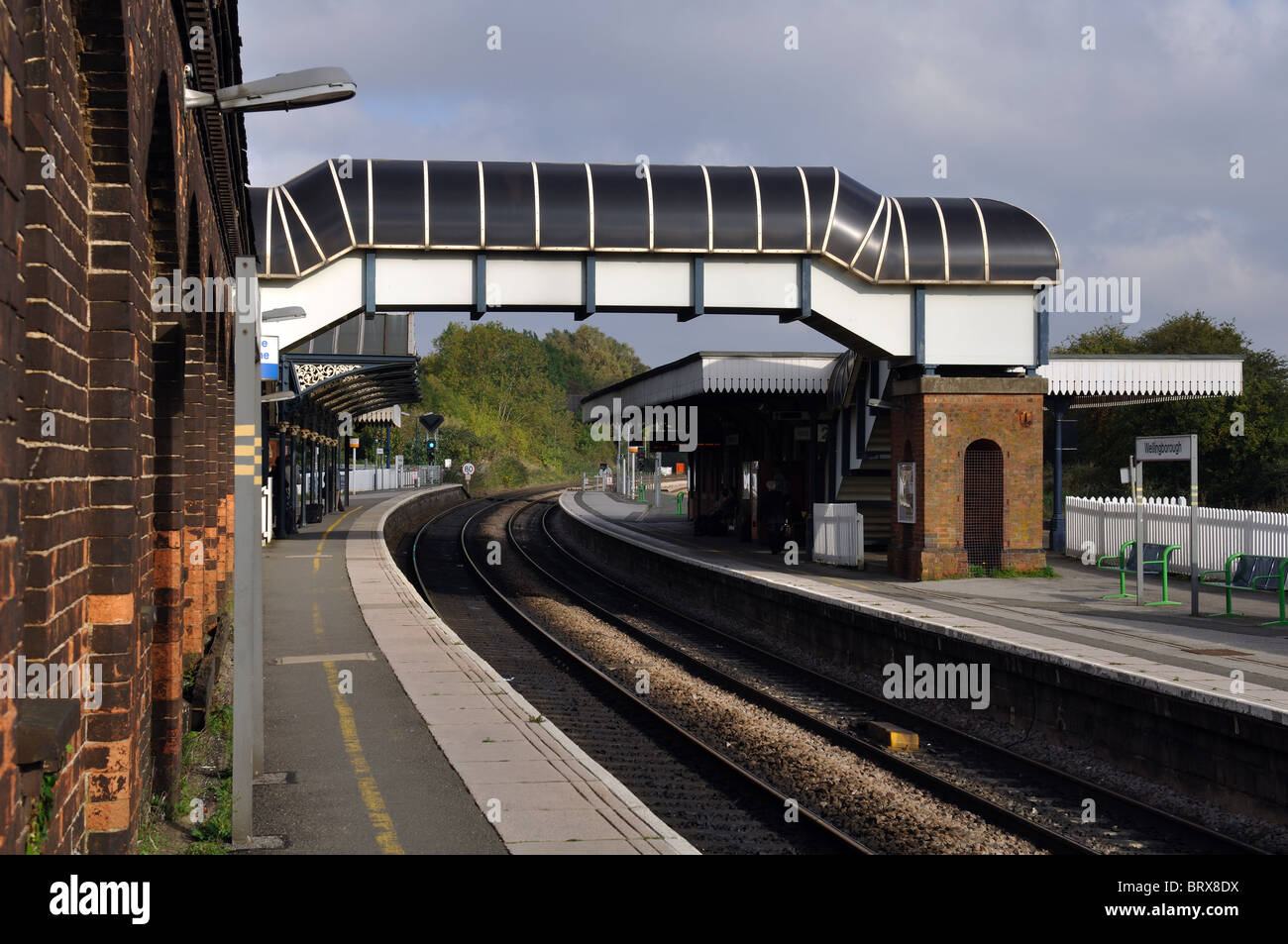 Wellingborough railway station, Northamptonshire, England, UK Stock