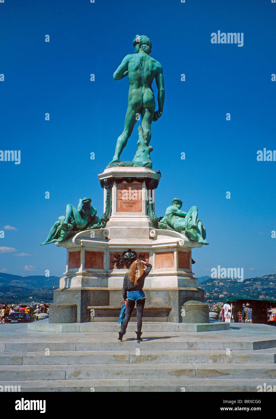 Piazzale Michelangelo, Florence, Tuscany, Italy, Europe Stock Photo