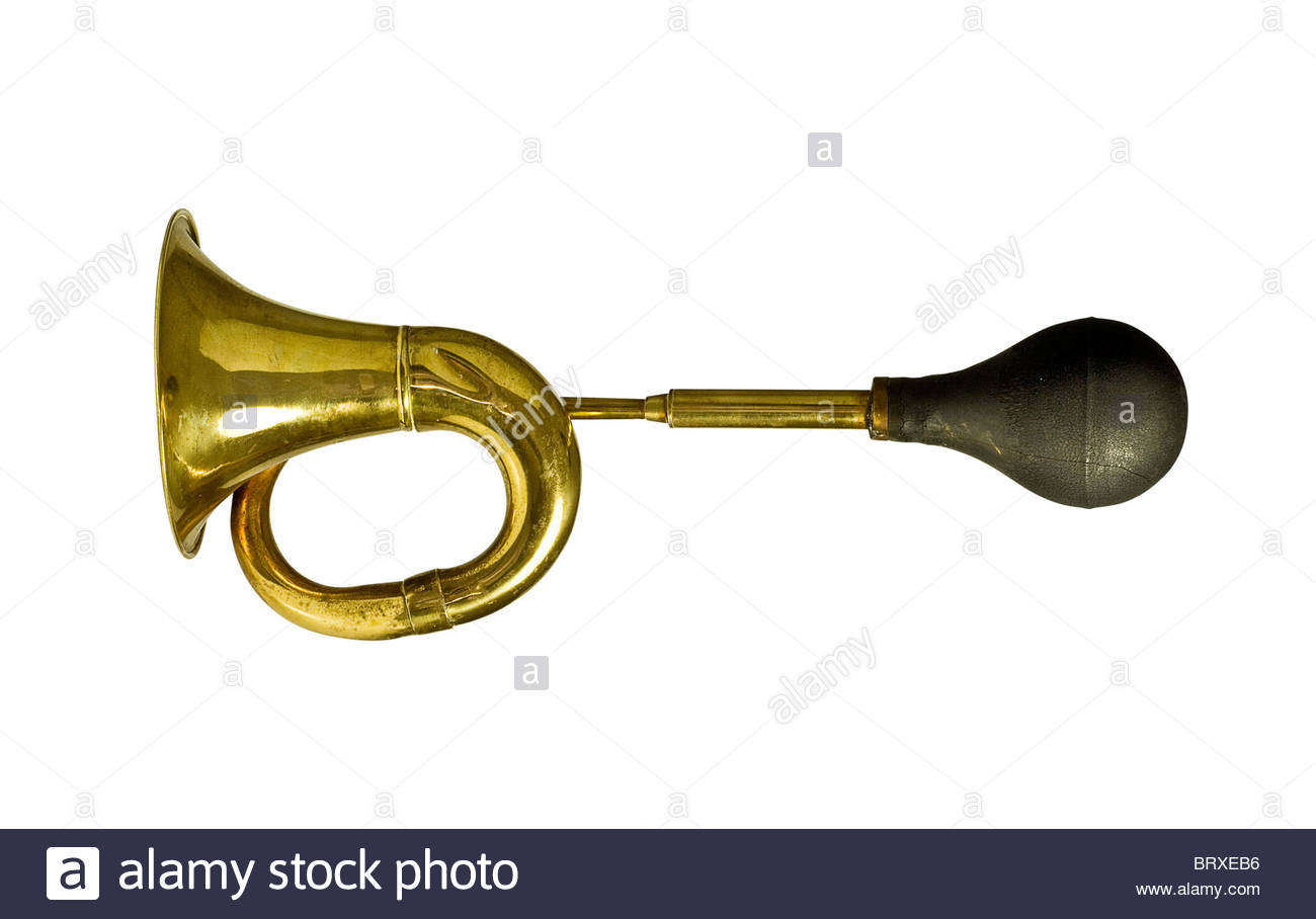 Vintage Car Brass Horn Stock Photos & Vintage Car Brass Horn Stock