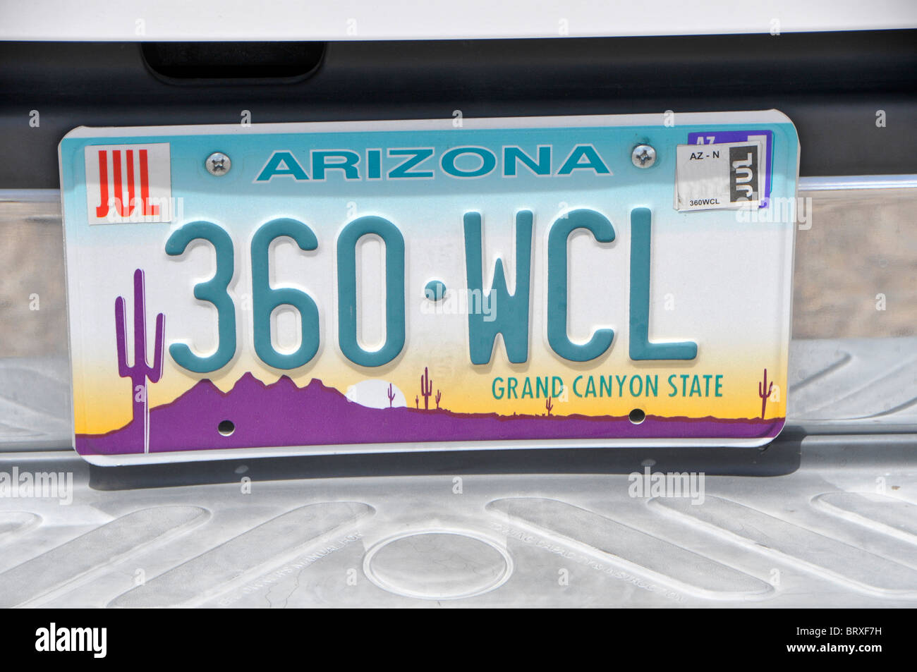 Usa arizona car license plate hires stock photography and images Alamy