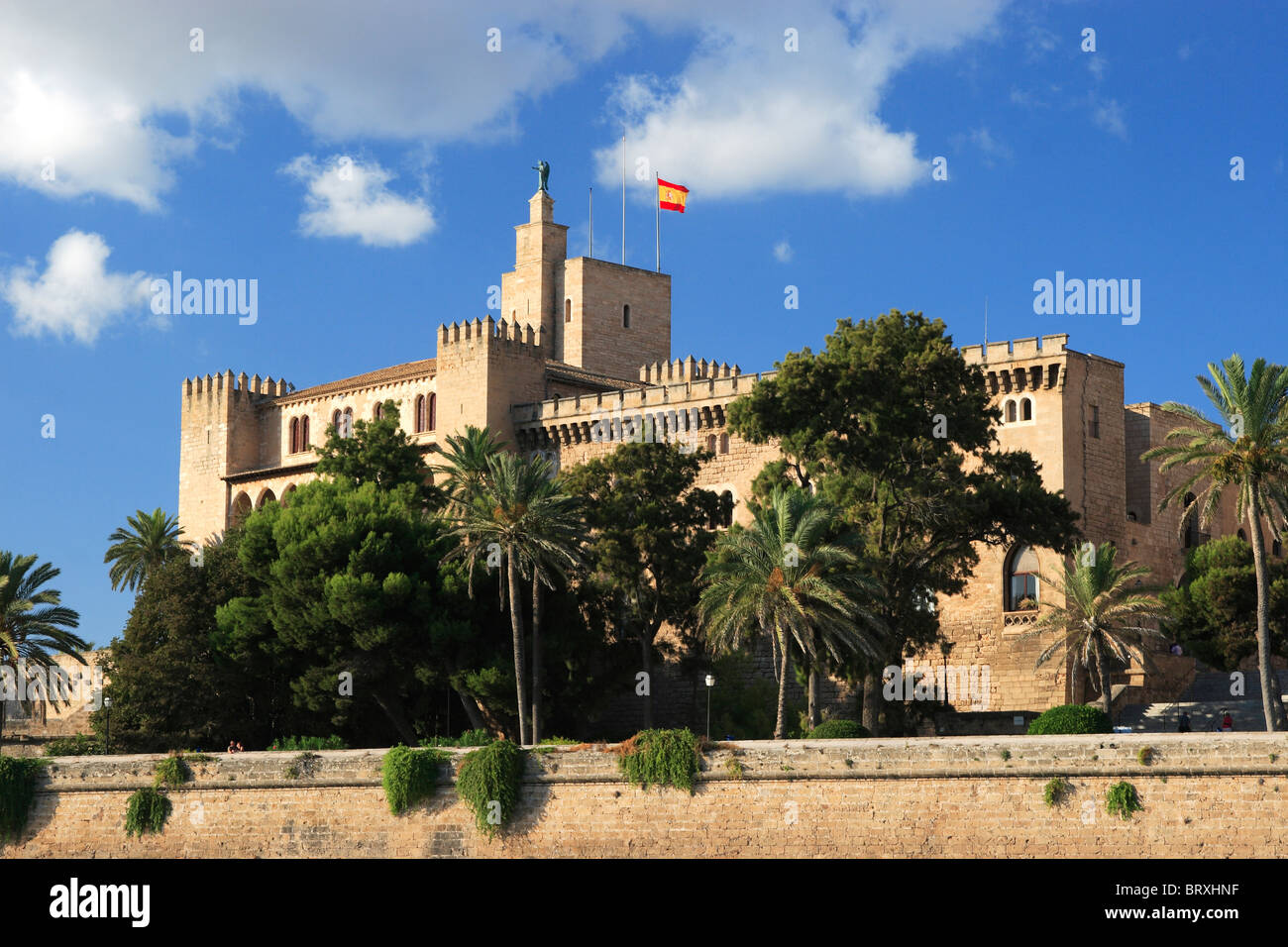 Almudaina Palace, Palma, Majorca, Spain. Stock Photo