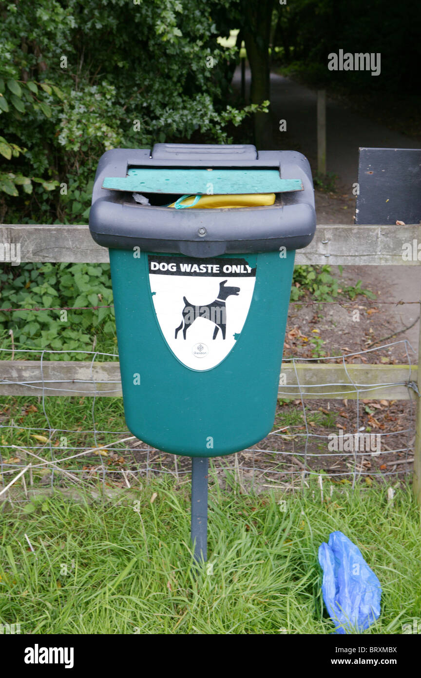 dog waste bin at Yorkshire Sculpture Park, England Stock Photo Alamy