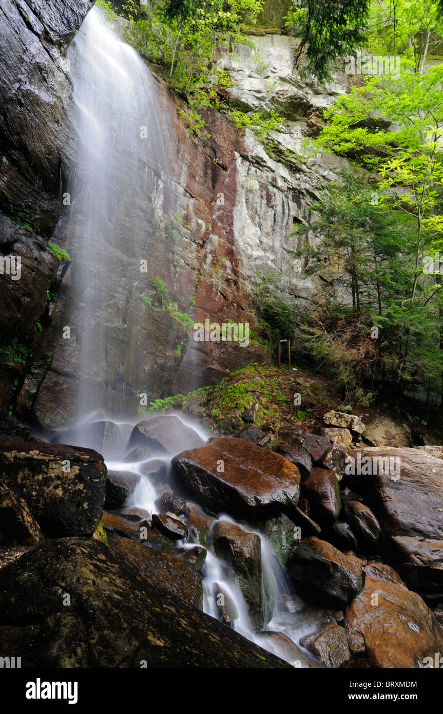 Bad Branch Falls Waterfall Kentucky State Nature Preserve Bad Branch Gorge Pine Mountain Stock Photo