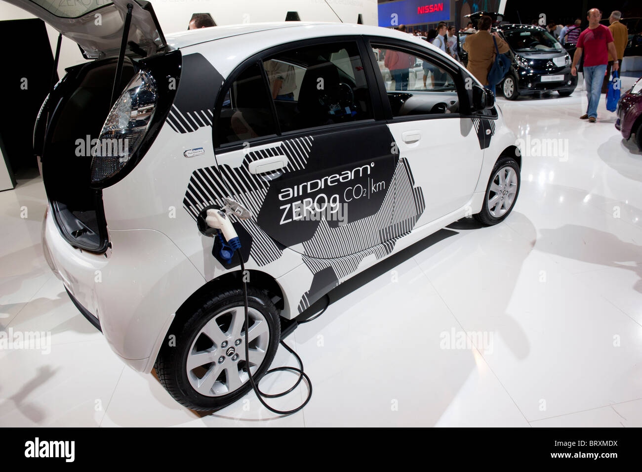 Citroen electric ION car at Paris Motor Show 2010 Stock Photo