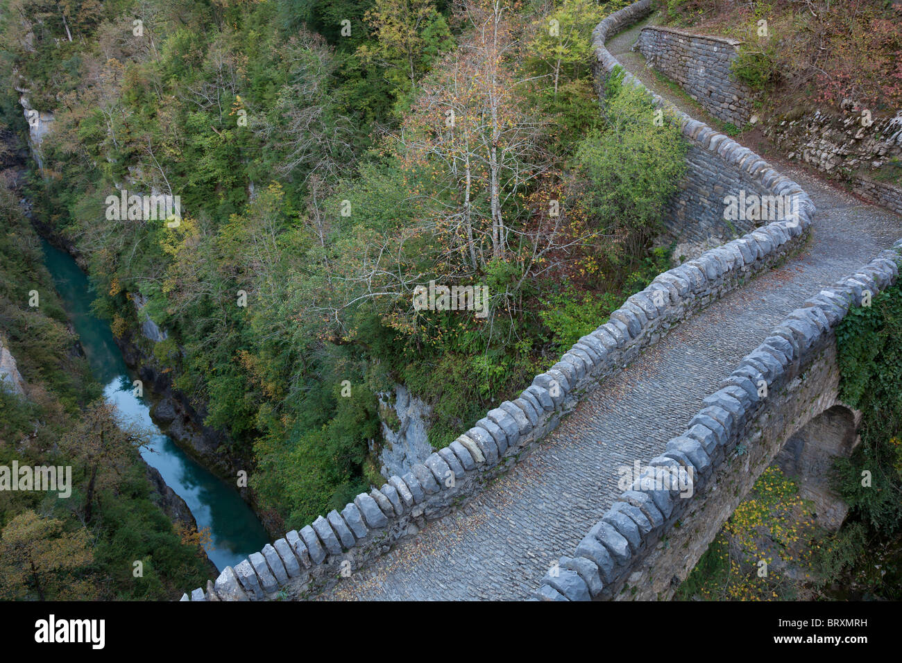 Bridge of San Urbez, Ordesa y Monte Perdido national park, Huesca, Spain Stock Photo