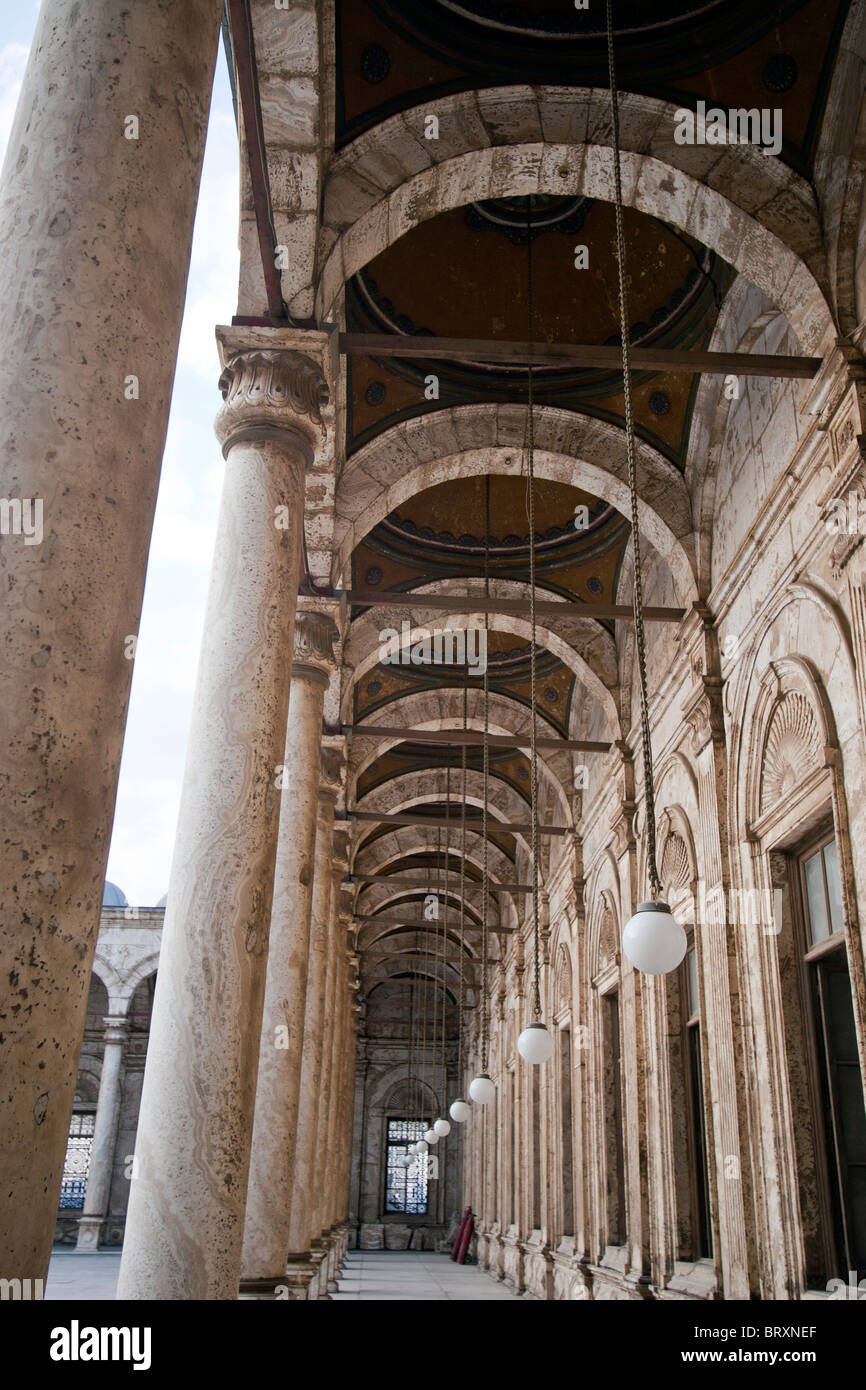 Al-Nasir Muhammad Mosque at the Saladin Citadel, Cairo, Egypt. Stock Photo