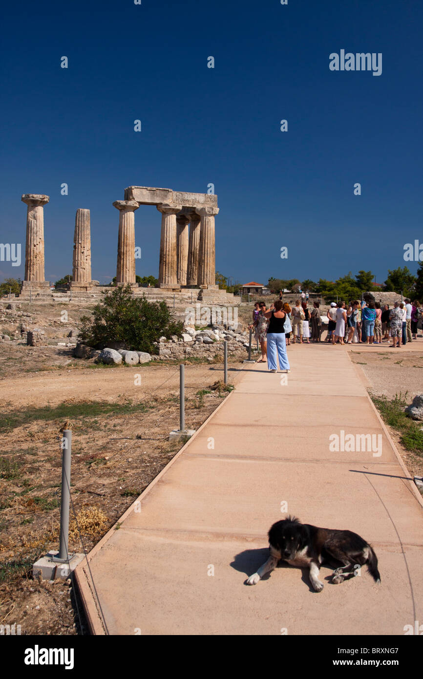 Ancient Corinth Stock Photo