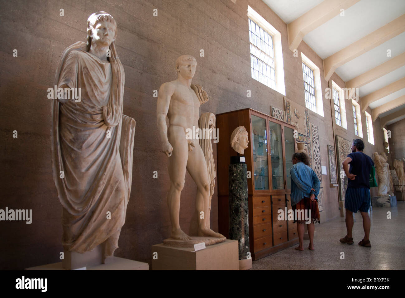 Ancient Corinth archaeological museum Stock Photo