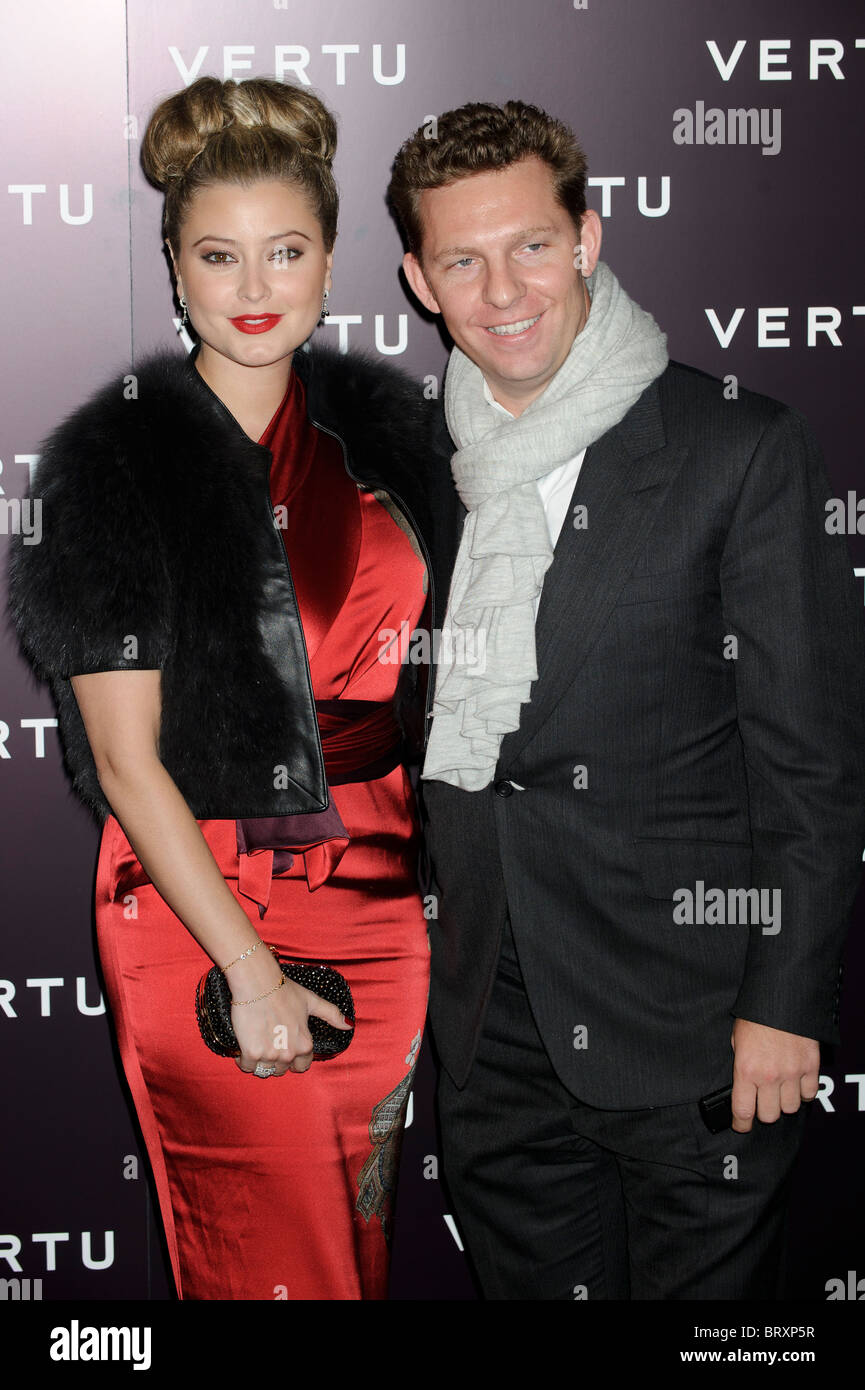 Holly Valance and Nick Candy attend the launch of Vertu Constellation Quest, Lancaster House, London, 12th October 2010. Stock Photo