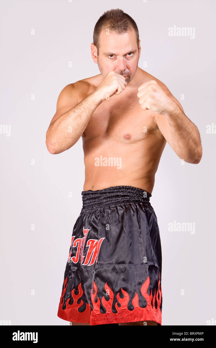 Muay Thai fighter Stock Photo Alamy