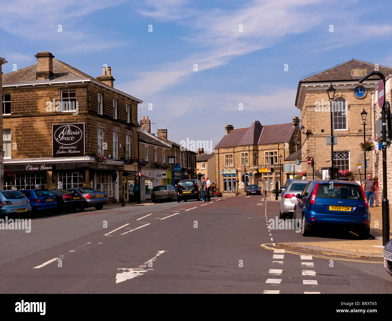 Market Place Wetherby, West Yorkshire Stock Photo