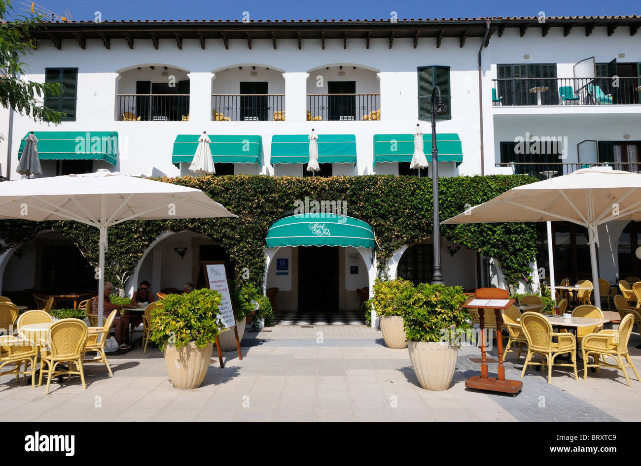 Hotel Sis Pins, Puerto Pollensa Stock Photo - Alamy