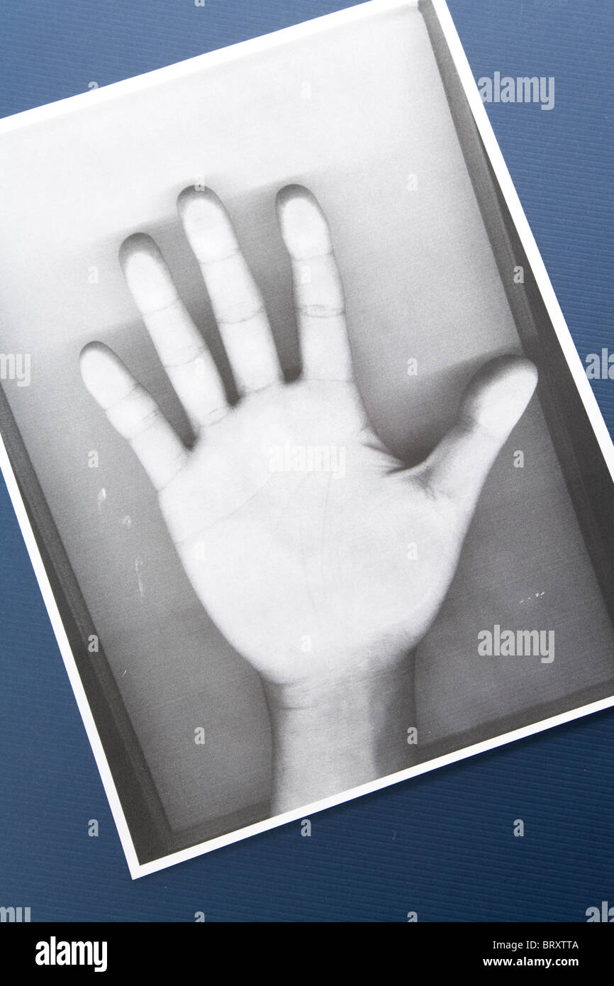 Black and white Photocopy of hand Stock Photo Alamy