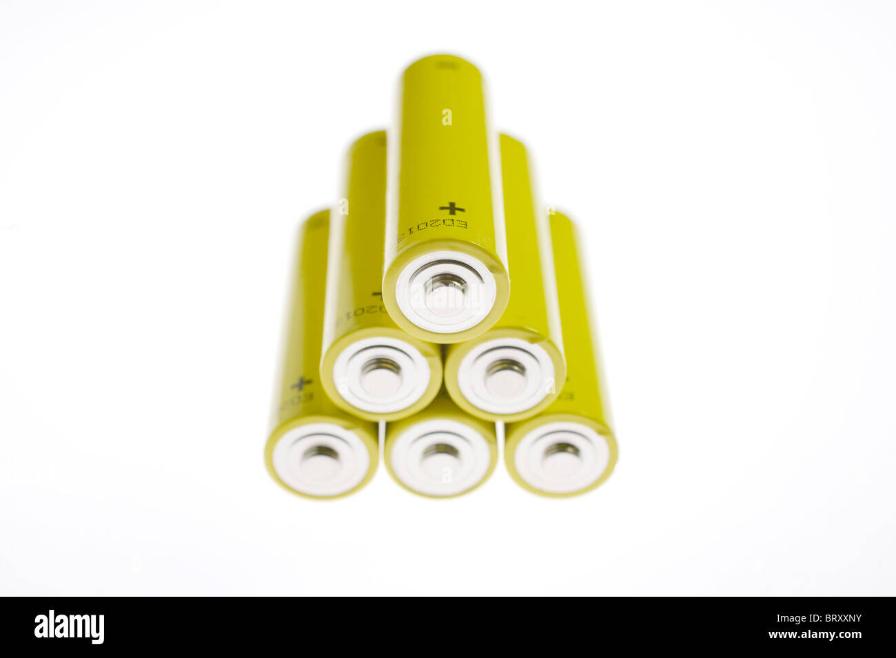 Aa battery yellow on Cut Out Stock Images Pictures Alamy