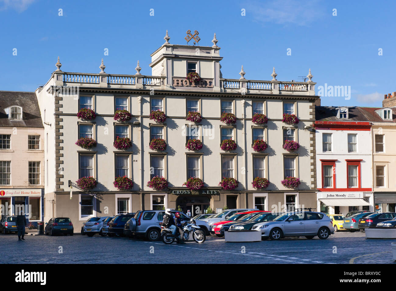 Cross Keys Hotel, Kelso, Scotland Stock Photo Alamy