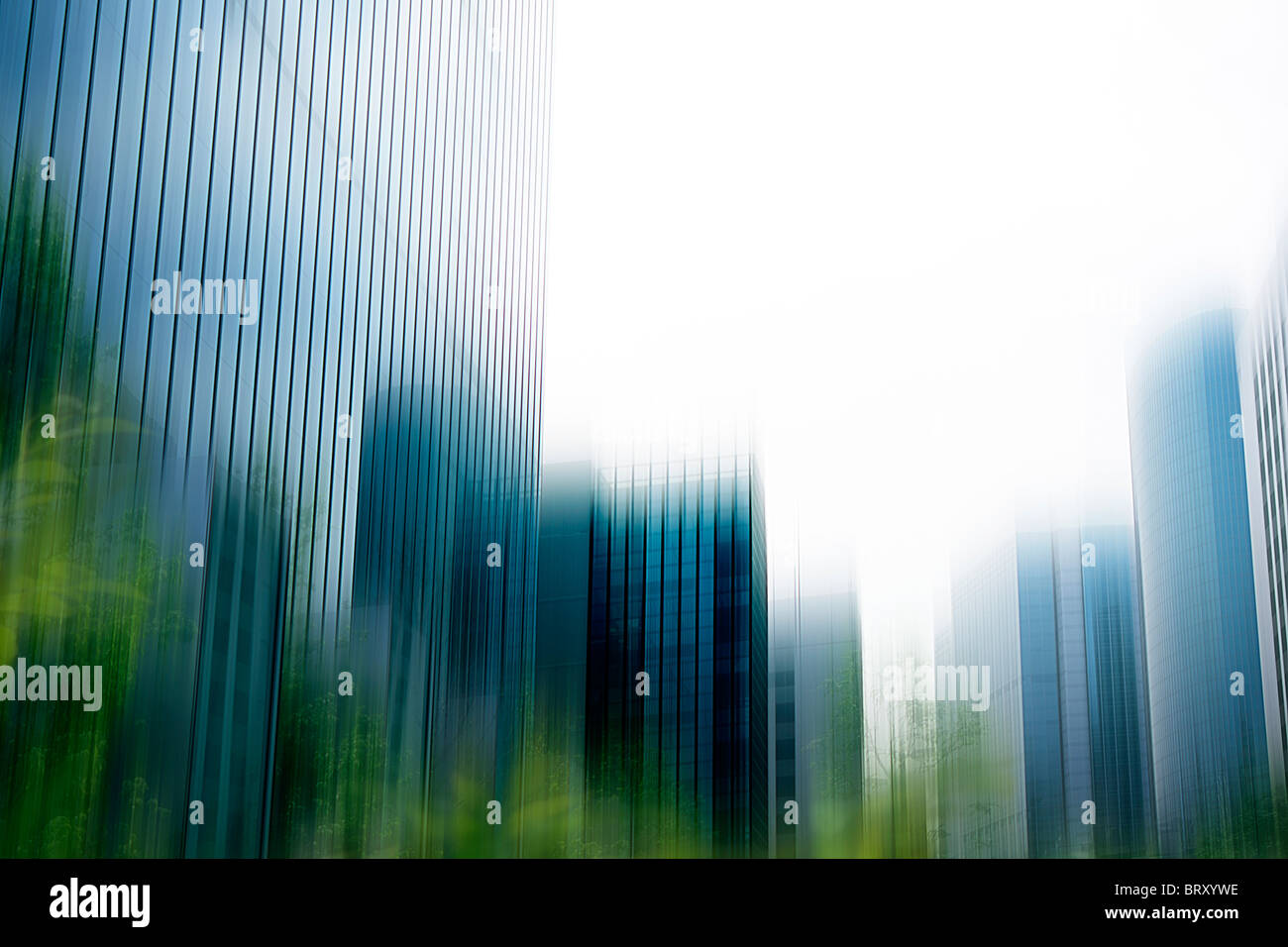 Office buildings, Minato Ward, Tokyo Prefecture, Honshu, Japan Stock Photo