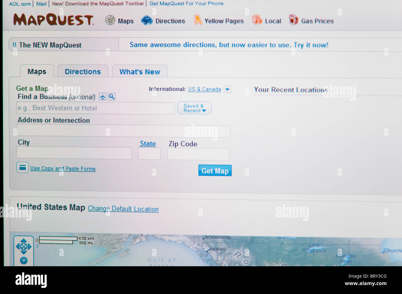 Mapquest hi res stock photography and images Alamy