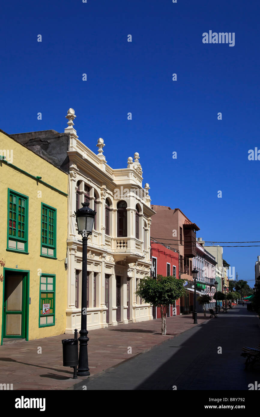 Canary Islands, La Gomera, San Sebastian de la Gomera, Old Town Stock Photo