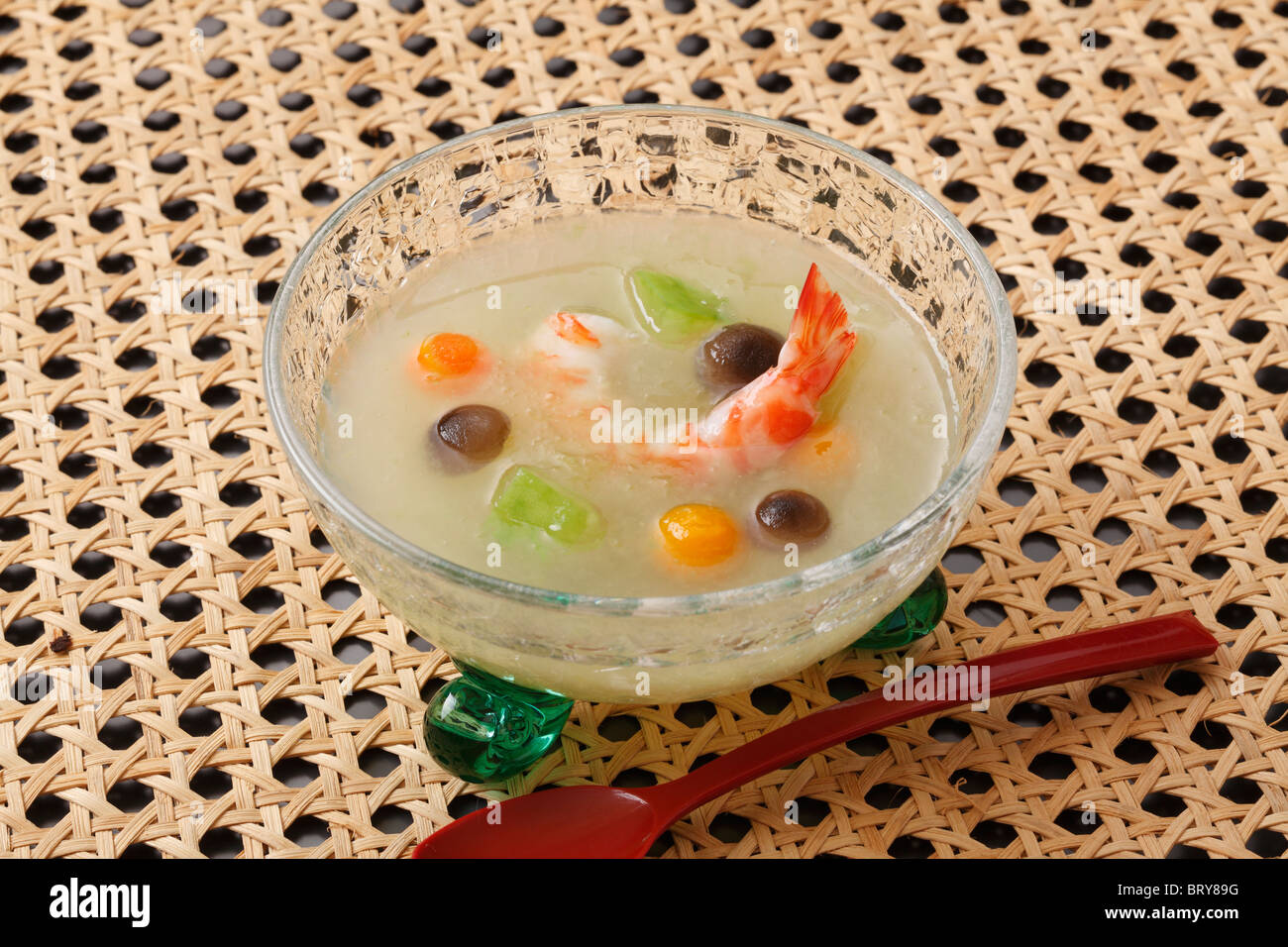 Winter melon soup Stock Photo