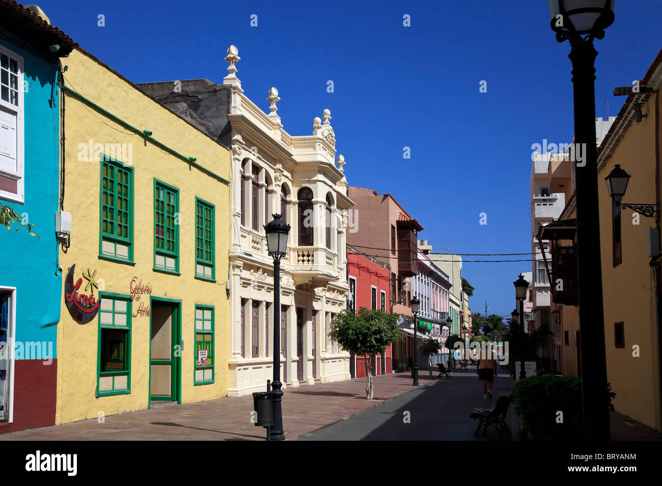 Canary Islands, La Gomera, San Sebastian de la Gomera, Old Town Stock Photo