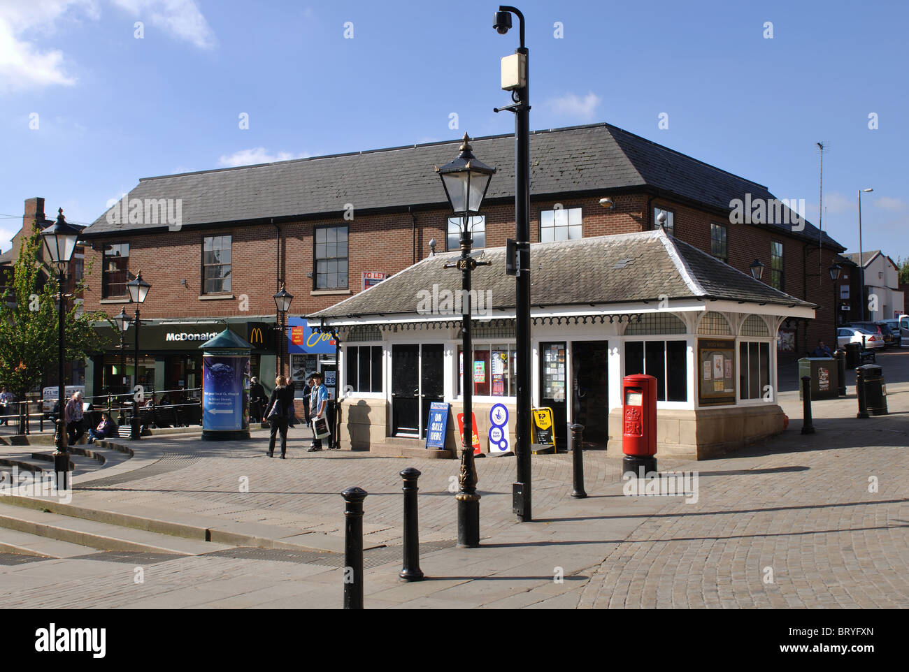 Market Street, Wellingborough, Northamptonshire, England, UK Stock Photo