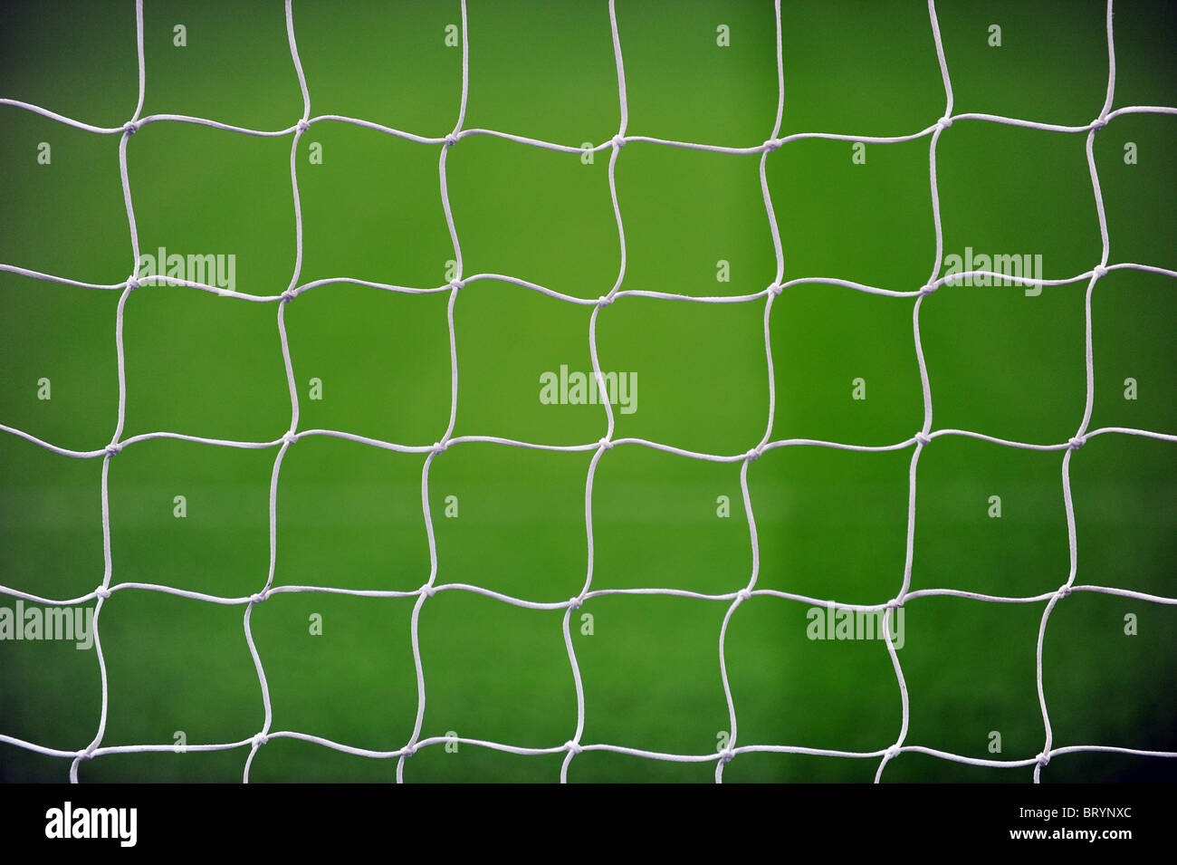 The net from a football goal Stock Photo