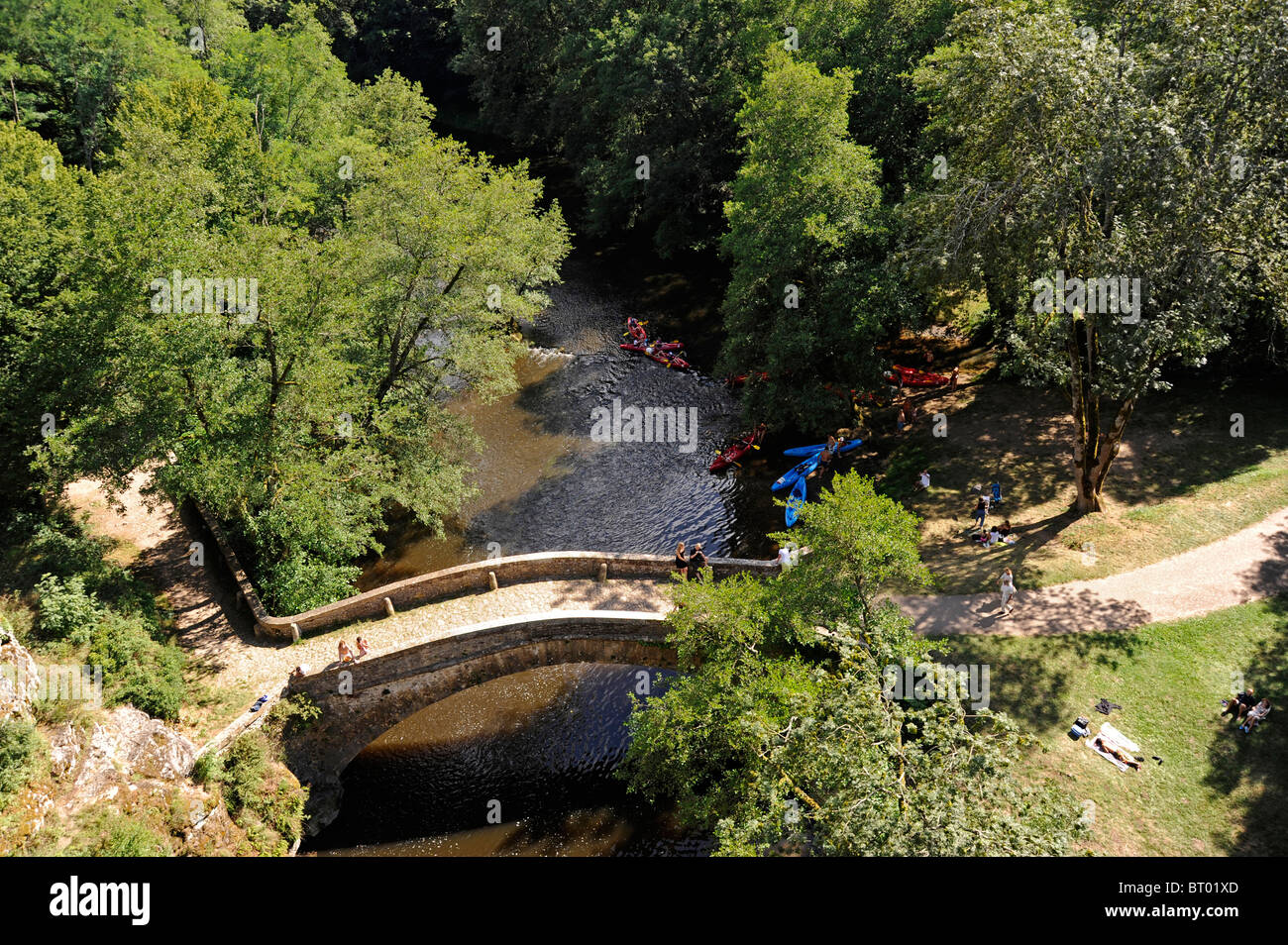 Cure Rivier Cure river at pierre perthuis hi-res stock photography and images - Alamy