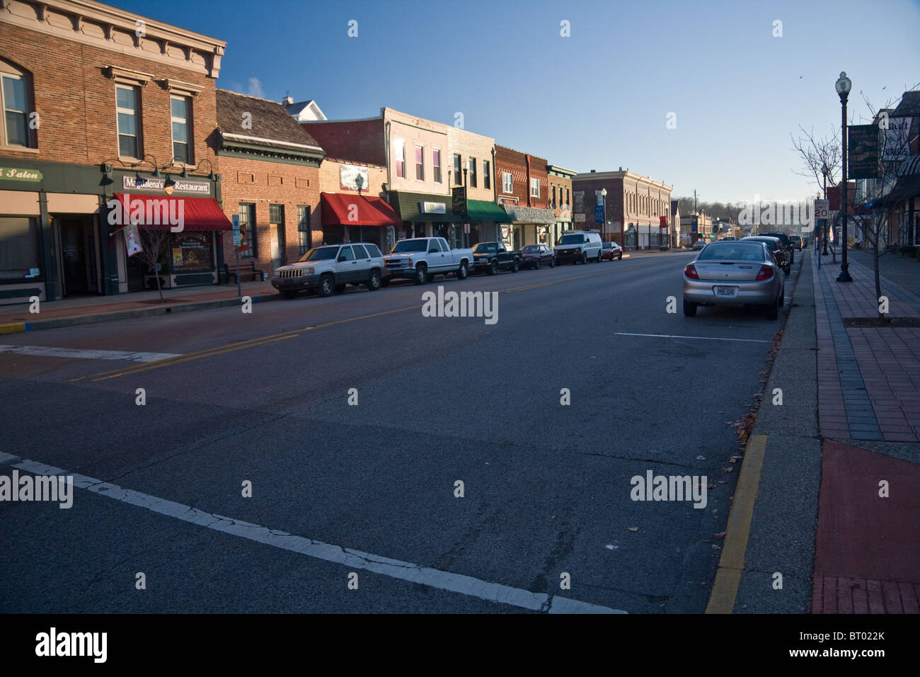 Downtown Corydon, Indiana Stock Photo Alamy