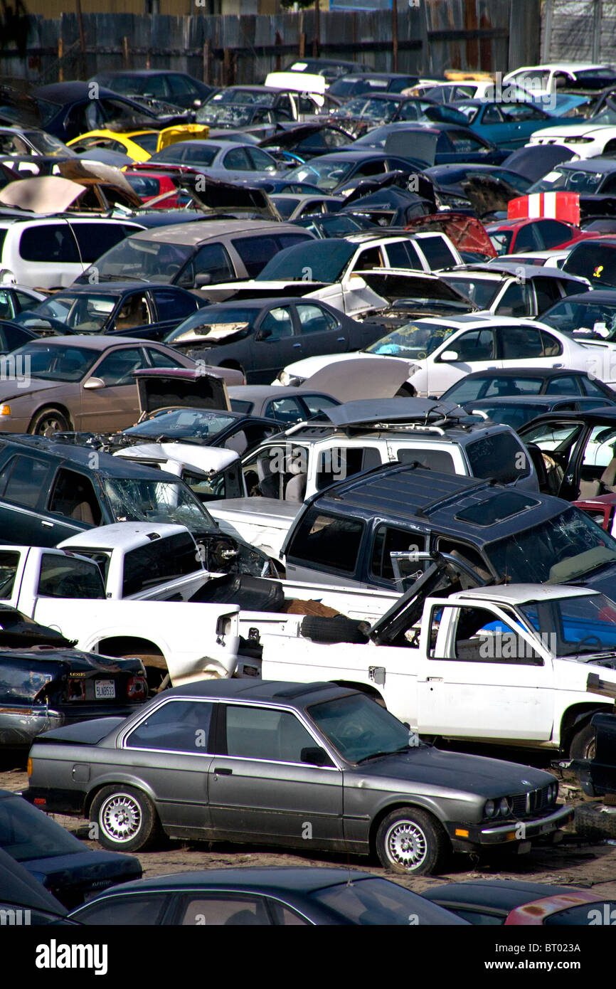 Car junk yard hires stock photography and images Alamy