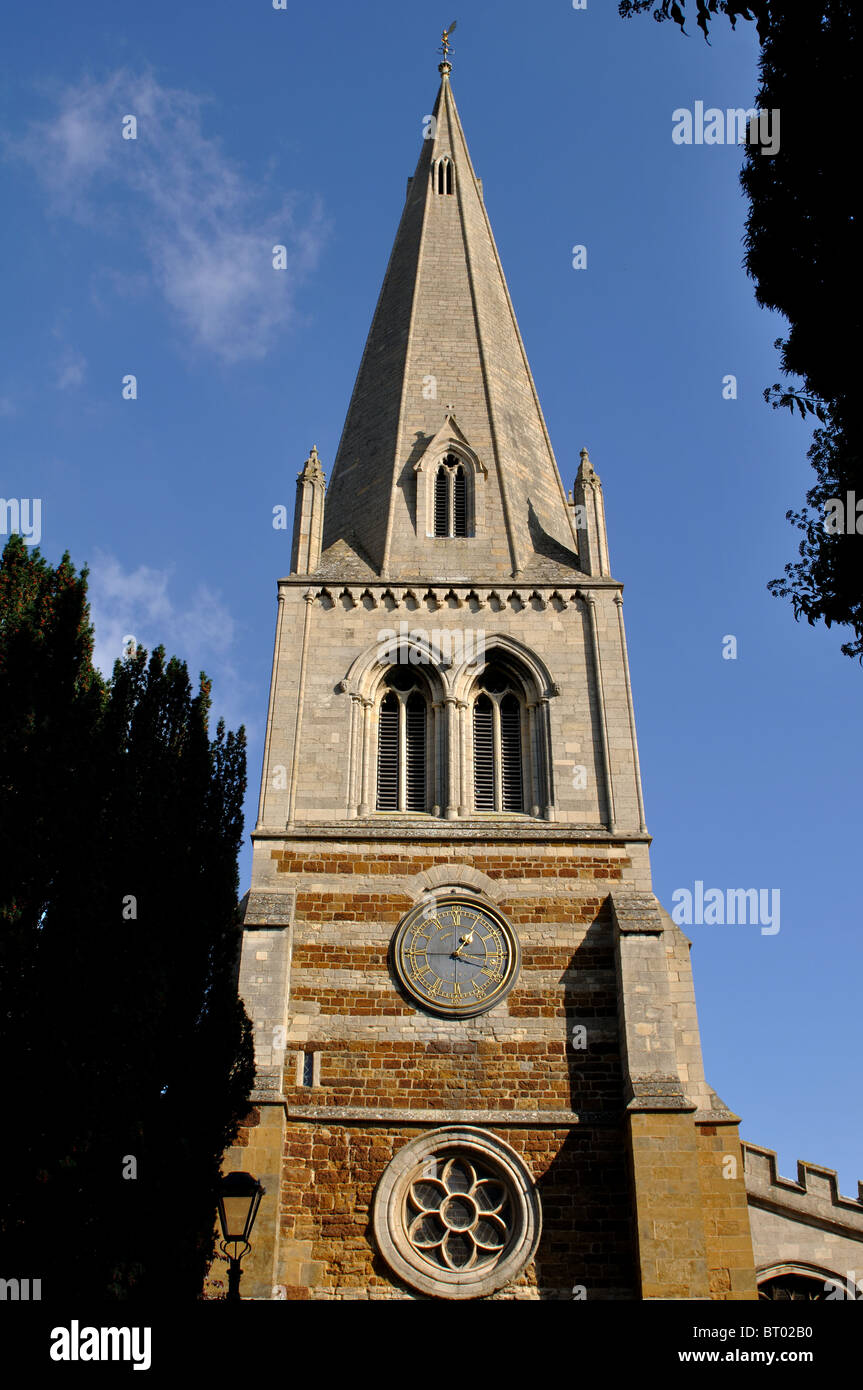 All Hallows Church, Wellingborough, Northamptonshire, England, UK Stock Photo