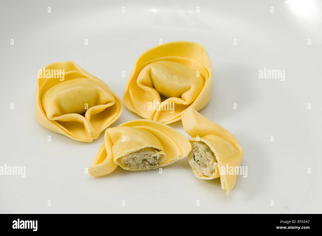 Tortellini pasta Stock Photo