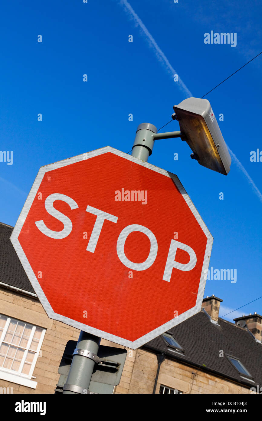 Stop Sign Uk Hi res Stock Photography And Images Alamy