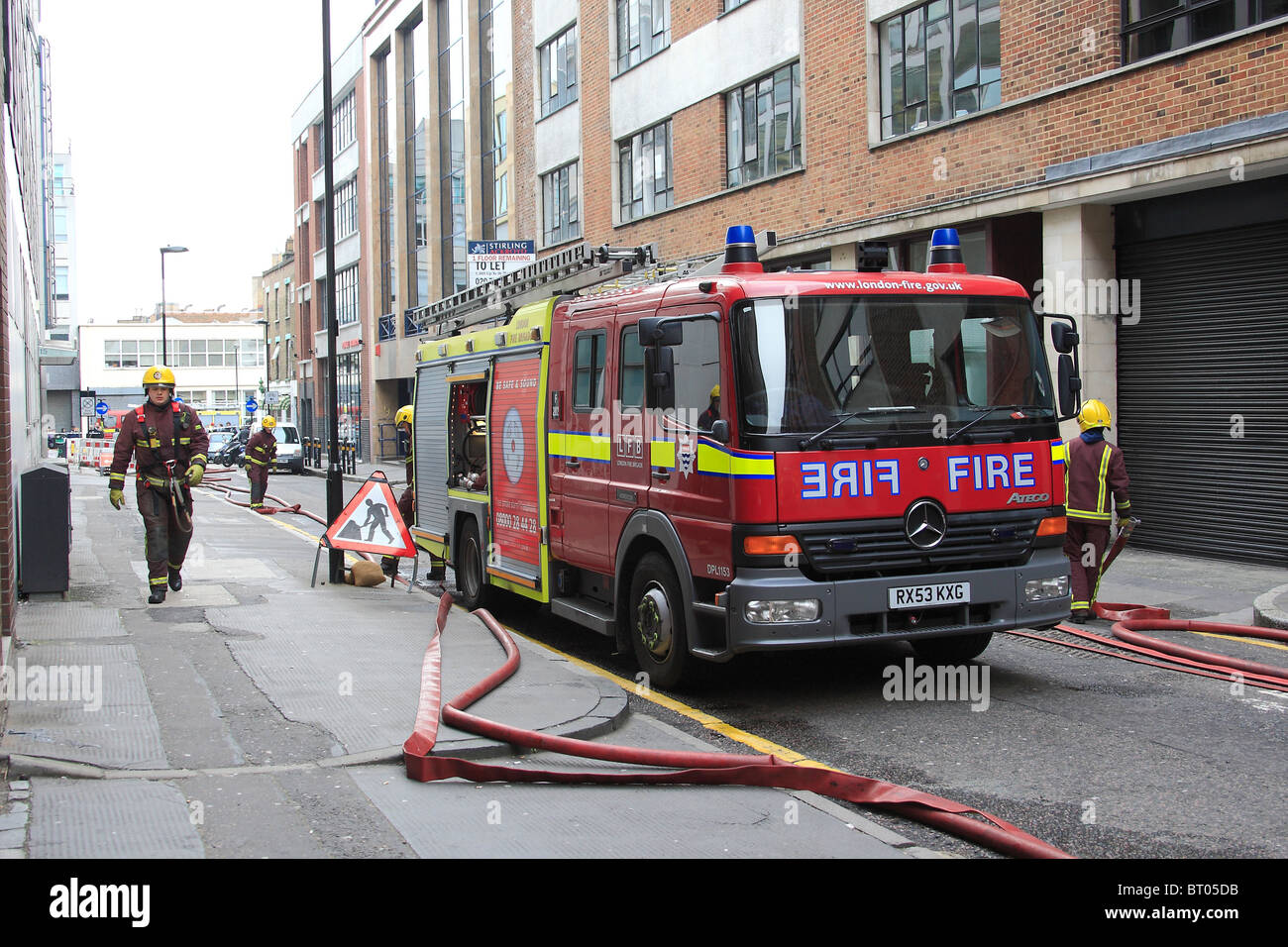 London Fire Brigade Asset Co Stock Photo