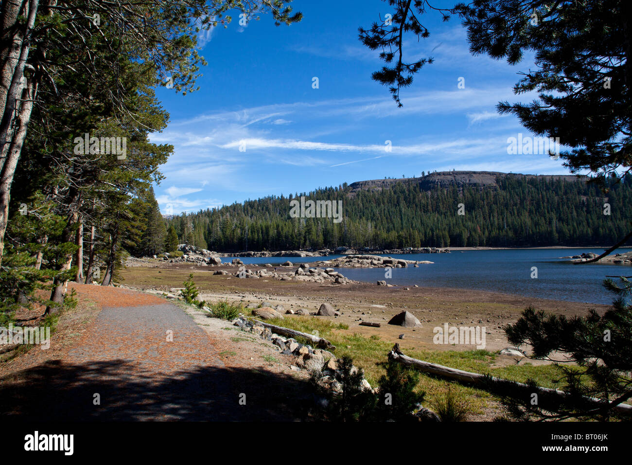 Lake Alpine California Stock Photo Alamy
