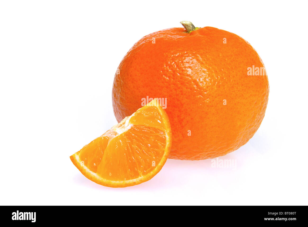 Mandarine freigestellt - tangerine isolated 01 Stock Photo