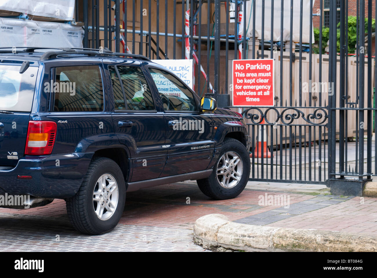 Bad Parking Stock Photo