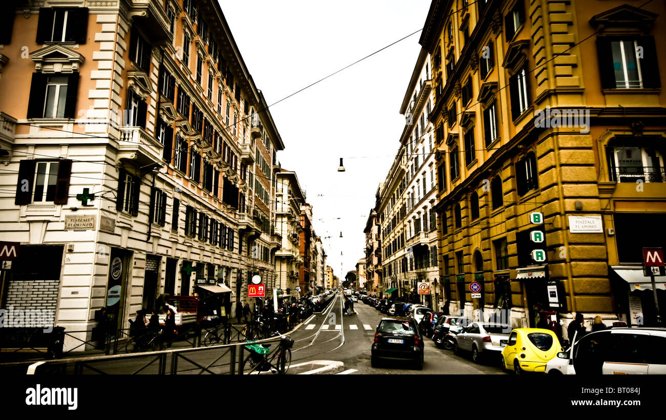 Streets of Rome, Rome, Italy Stock Photo