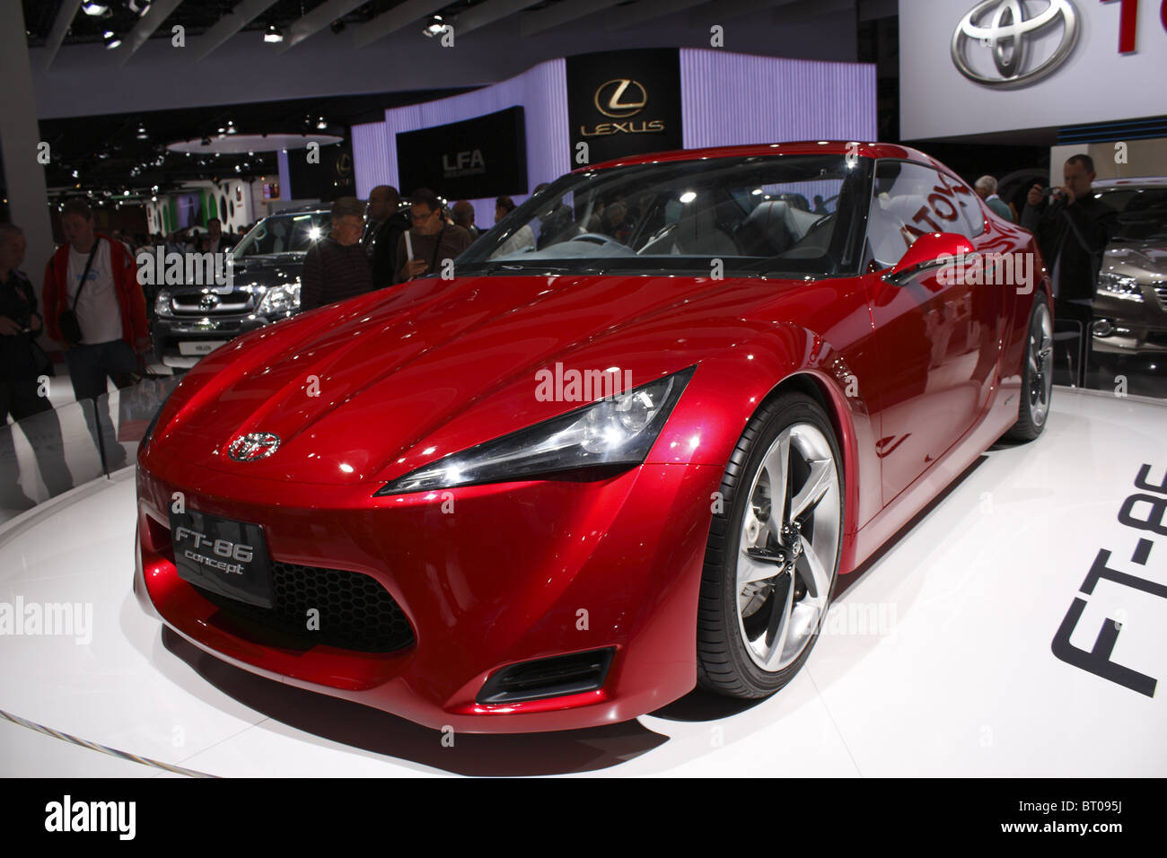Toyota FT86, Paris Car Show 2010, Paris, Porte de Versailles Stock