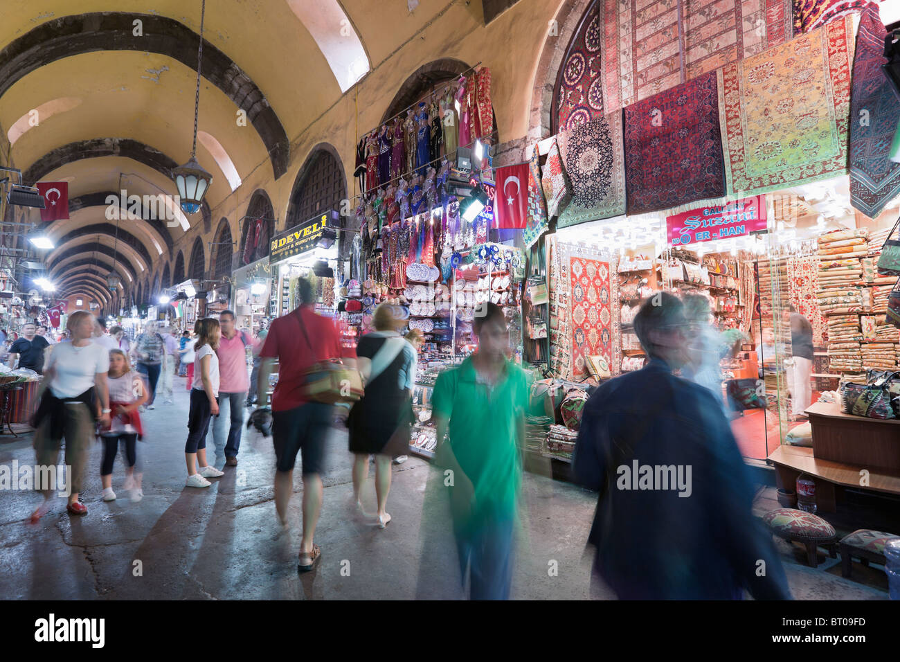 Istanbul, Turkey. Spice Bazaar (aka Egyptian Market) located in the Eminonu quarter Stock Photo